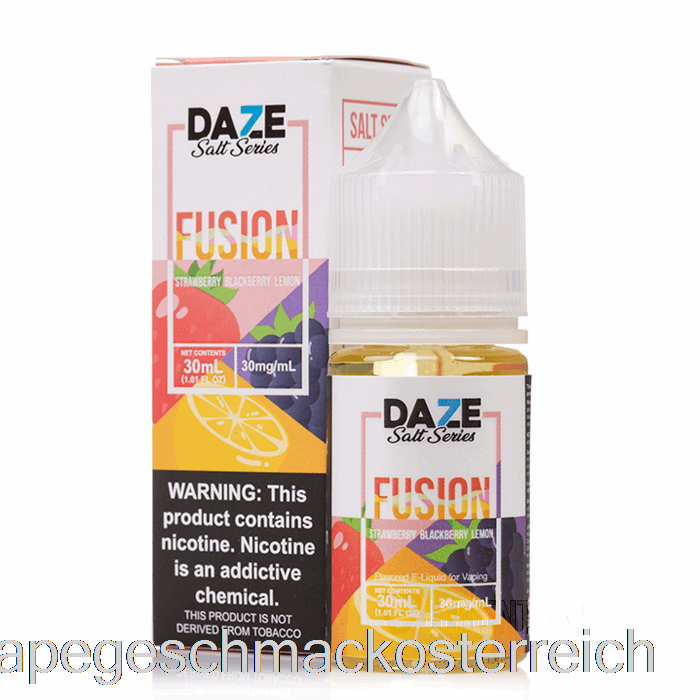 Erdbeere, Brombeere, Zitrone – 7 Daze Fusion Salt – 30 Ml, 30 Mg Vape-Geschmack